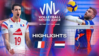 🇫🇷 FRA vs. 🇳🇱 NED - Highlights | Week 2 | Men's VNL 2024