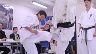 【新極真会】 2015年JKO昇段審査会　佐野英雄　昇段組手　SHINKYOKUSHINKAI KARATE