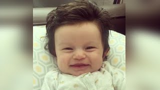 Baby With Perfect Hair Makes Her an Internet Sensation