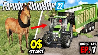 Start with $0 and HORSE on FLAT MAP🚜ep.7