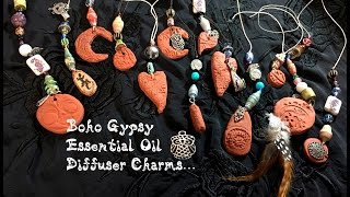 Boho Gypsy Essential Oil Diffuser Charms-D.I.Y.