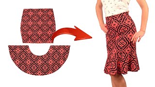 You don’t need to be a tailor  to sew a skirt - this way is very easy!