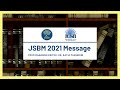 JSBM 2021 Message From Katia Passerini