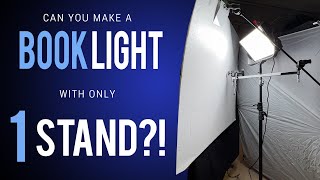 Can an APUTURE NOVA P300C Build a BOOK LIGHT using only ONE STAND? Let's find out