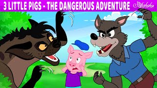 Three Little Pigs - The Dangerous Adventure | Bedtime Stories for Kids in English | Fairy Tales
