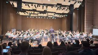 2024 Oakland University High School Honor Band Concert- Justin/ Trombone right corner