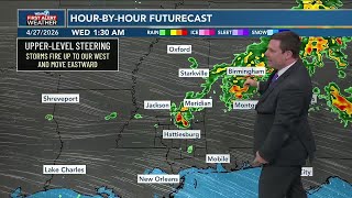 Watch out for some isolated thunderstorms tomorrow