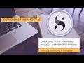 Scrivener 3 Fundamentals: Compiling Your Scrivener Project to Microsoft Word Part 2 UPDATED
