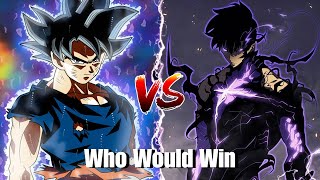 Goku (Base Form) vs Sung Jin Woo (Light Novel) – Who Would Win?