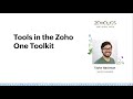 Tools in the Zoho One Toolkit - Taylor Backman