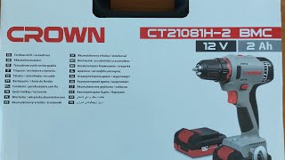 Шуроповерт CROWN CT21081H-2. Чесний обзорчик.