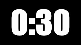 30 SECOND TIMER | LOUD ALARM ⏰