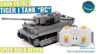 CADA C61071 Tiger I Tank *RC* - Speed Build Review