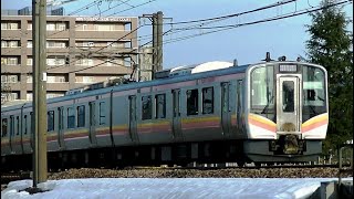 E129系B12編成　信越本線上り444M　新潟→長岡