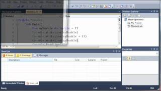 Visual Basic Tutorial - 10 - More On Math Operators