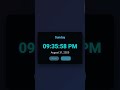 Build a Digital Clock with HTML & CSS | Simple Coding Project #coding #shorts #trending #viral