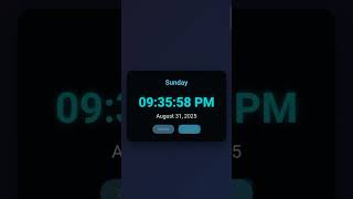 Build a Digital Clock with HTML & CSS | Simple Coding Project #coding #shorts #trending #viral
