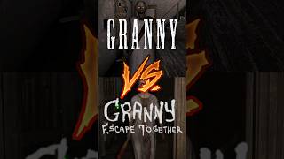 3 DIFERENCIAS entre GRANNY VS GRANNY ESCAPE TOGETHER #granny #horror