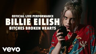 Billie Eilish - bitches broken hearts ( Live Performance) | Vevo LIFT