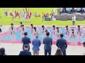 kukkiwon taekwondo demonstration team closing performance with arirang