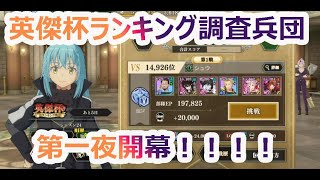 【まおりゅう】 英傑杯ランキング調査兵団！！第一夜！！！