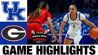 Georgia vs Kentucky Highlights | NCAA Women's Basketball | 2024 SEC Basketball T