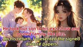 📕He brought son to ex's show, posted family pics. Back home, I showed him signed divorce papers.