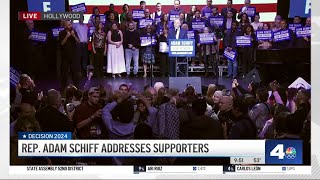 'Ceasefire' protesters interrupt Rep. Adam Schiff’s Super Tuesday victory speech