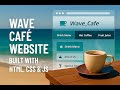 Build a Wave Coffee Shop Website with HTML, CSS