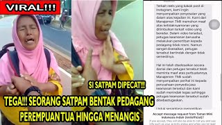 SATPAM TMII BENTAK DAN ANCAM PEDAGANG PEREMPUAN TUA HINGGA MENANGIS