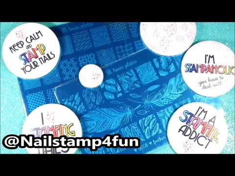 B Loves Plates NEw STamping Plates - YouTube