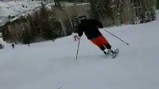 Kevin Ramos @ Deer Valley Lost Boulder run 3.1.18 ProCarve Ski Foot