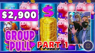 🐷 $2900 PIGGY BANKIN' 🎰 GROUP SLOT PULL 🛳️ Rudies Cruise 2022 Pt.1