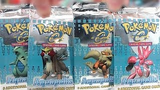 Opening 4 E Series Aquapolis Booster Packs!