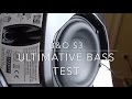 B&O S3 - Ultimative bass-test...