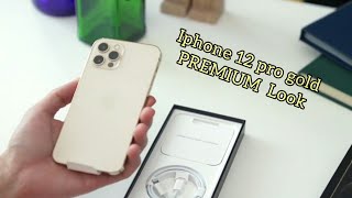 iPhone 12 pro gold Premium Look Hands on🔥#iPhone12progold #iPhonegoldcolor #iPhoneallcolor #iPhone12