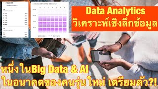 Data Analytics วิเคราะห์เชิงลึกข้อมูล หนึ่งในBig Data \u0026 AI ในอนาคตของคนรุ่นใหม่ เตรียมตัว?!