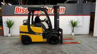 YALE GLP060VXEVSE093 6,000lb LP Propane # 004K - Forklift for Sale