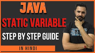 Java tutorial in Hindi for beginners #40 java Static variable in Hindi