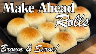 Make-Ahead Thanksgiving Rolls 🥖 Brown & Serve | Stress-Free Holiday Prep!