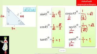 EP4 ฟังก์ชันตรีโกณมิติของมุมของรูปสามเหลี่ยมมุมฉาก