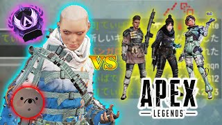 人数不利をキャラコンと立ち回りでぶっ壊す✊Mnkソロマスター　[Apex Legends Highlights]#78