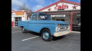 1966 Ford F-100 - For Sale at www.SJClassics.net!!