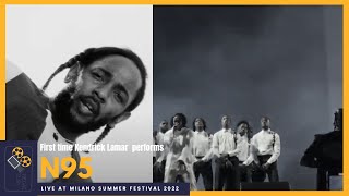Kendrick Lamar Performs N95 for the first time live at Milano Summer Festival 2022, Italy