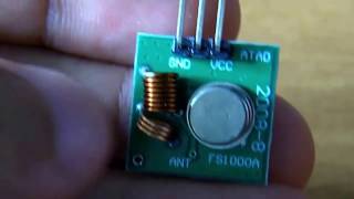 433MHz RF Transmitter and Receiver Module Kit