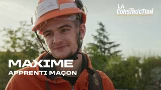 Maxime, 21 ans, apprenti maçon