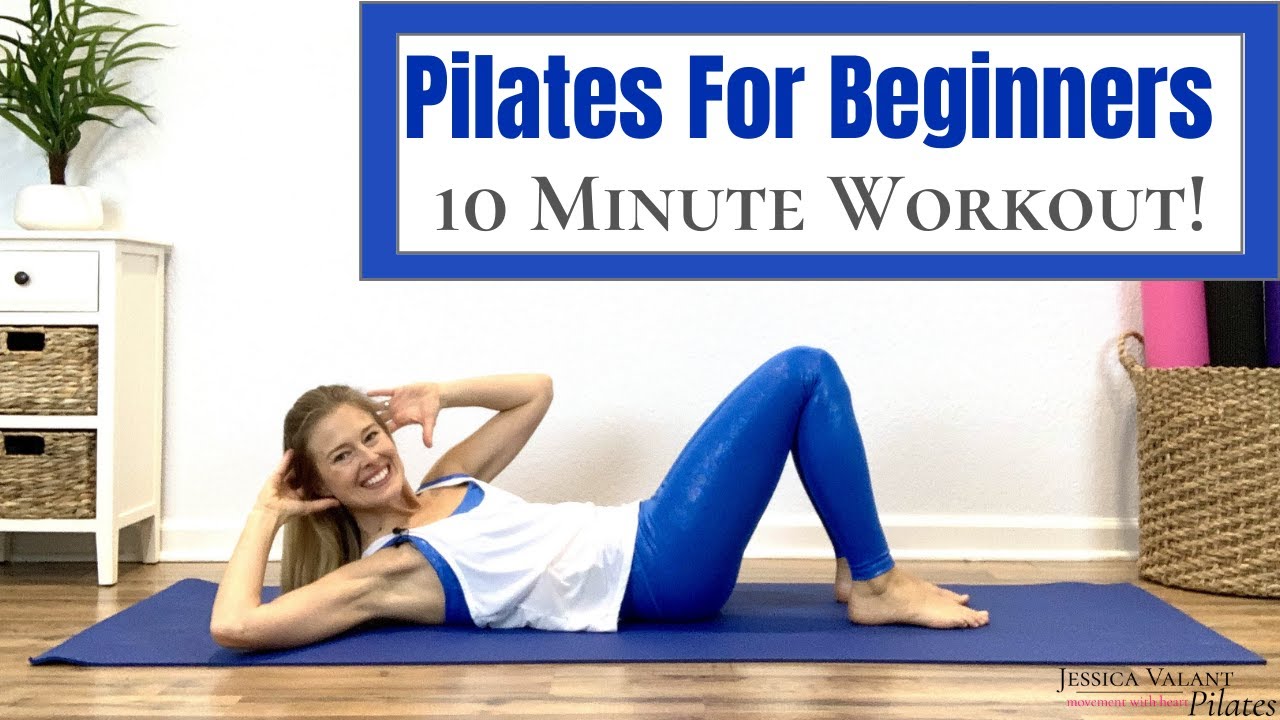 Pilates For Beginners - 10 Minute Pilates Workout! - YouTube