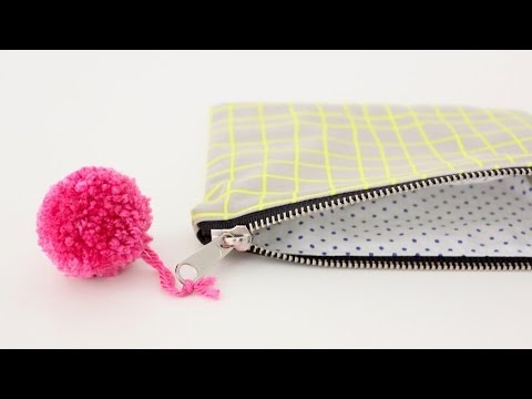 How to sew a lined Zipper Pouch--great for Beginners! How to sew a lined Zipper Pouch--great for Beginners!