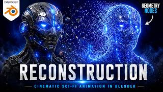 Cinematic Sci-Fi Reconstruction Animation in Blender