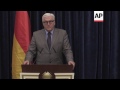 Barzani,  Steinmeier on fight against IS